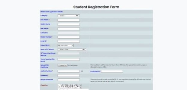 National Overseas Scholarship for SC Students - Online application form