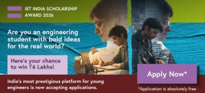 IET India Scholarship Award 2026 – Overview, Dates and Eligibility