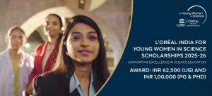 L'Oréal Young Women in Science Program 2025-26 Scholarships