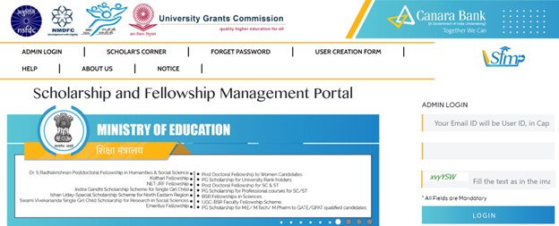 UGC web portal offers scholarships and fellowship opportunities for Indian students