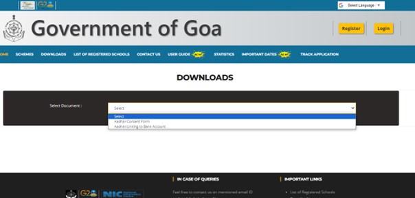 CM Scholarship Portal - Documents Download