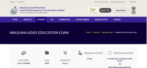 Maulana Azad Education Loan Scheme