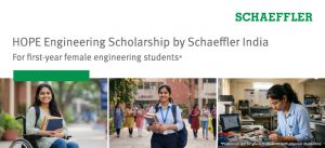 HOPE Engineering Scholarship by Schaeffler India – ₹50,000