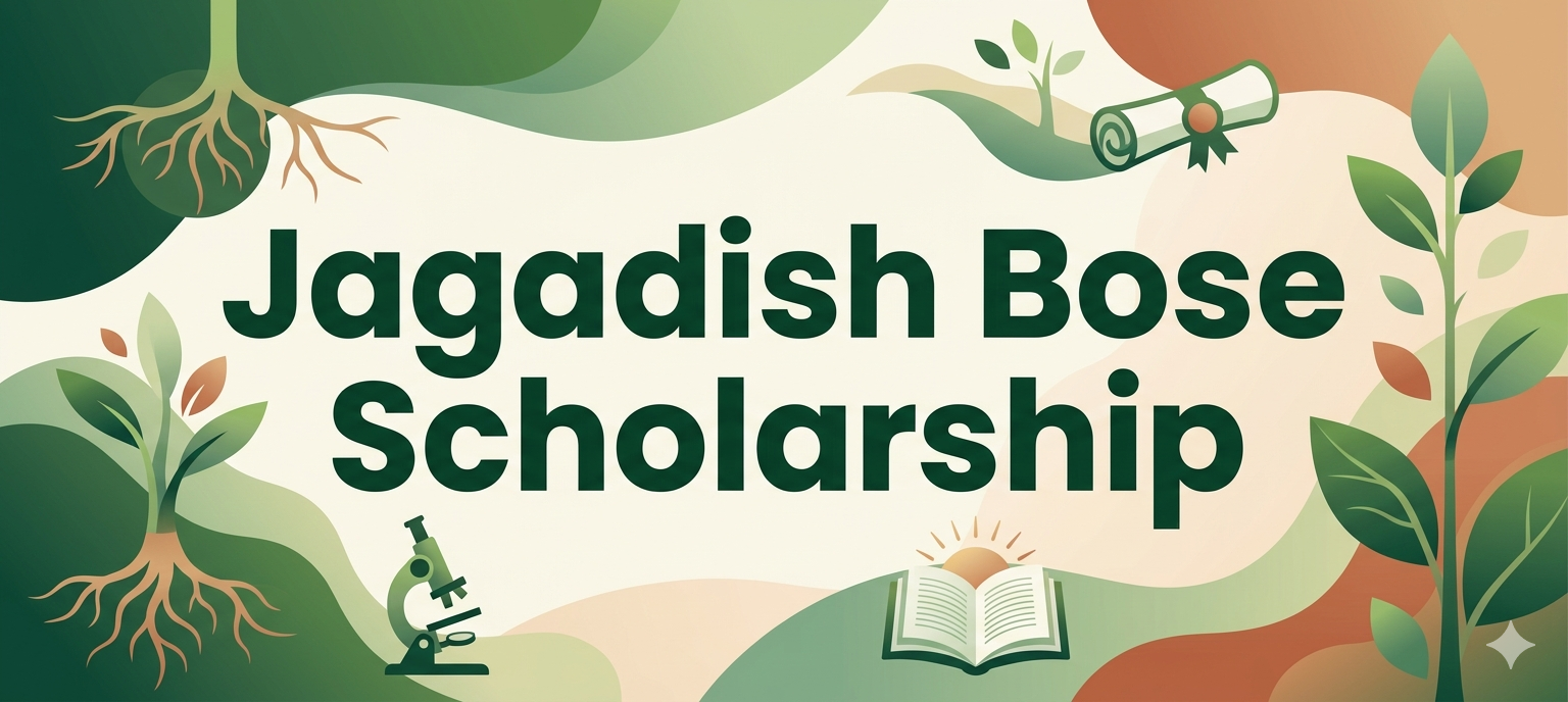 Jagadish Bose Scholarship