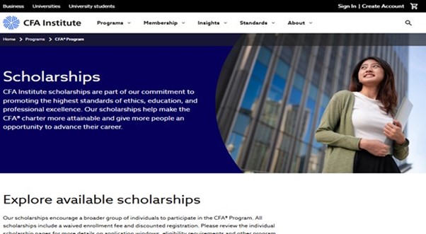 CFA Scholarship - Application Process