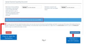 Swami Vivekananda Scholarship Renewal Process - Upload all the required supporting documents