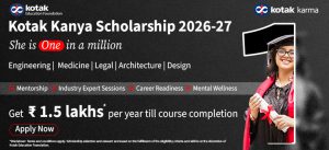 Kotak Kanya Scholarship 2026-27