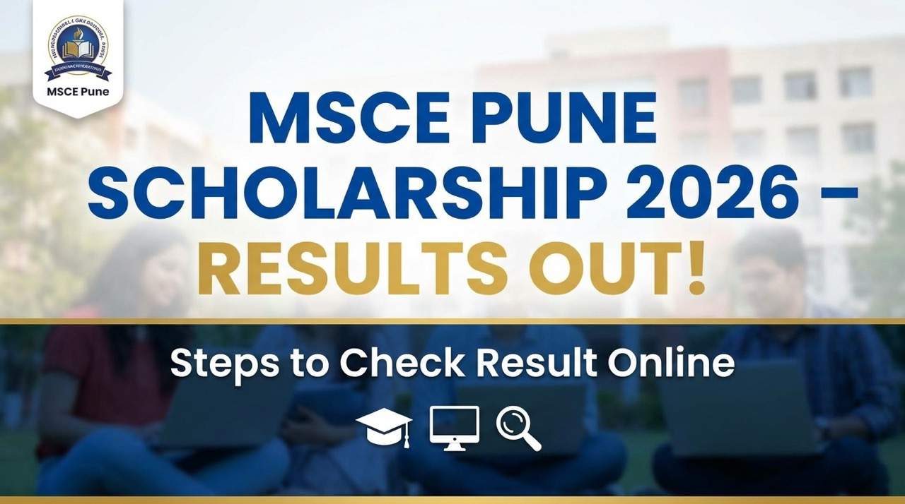 MSCE Pune Scholarship 2026