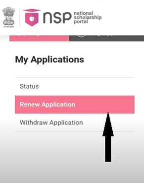 NSP Scholarship Renewal - NSP application ID or OTR ID