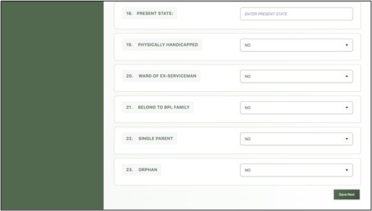 Sitaram Jindal Scholarship – Fill in all the required details in the application form