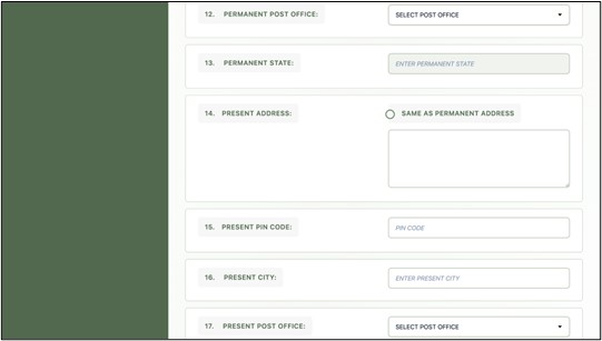 Sitaram Jindal Scholarship – Fill in all the required details in the application form