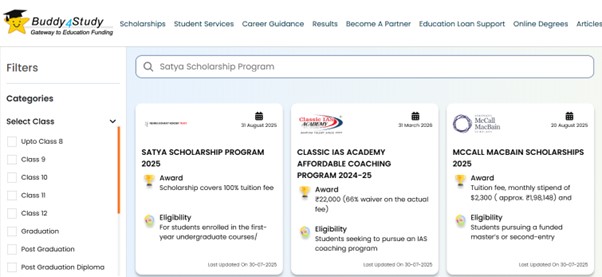 Satya Scholarship Program