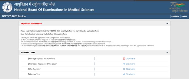 NBEMS - NEET-PG examination