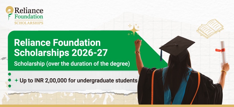 Reliance Foundation Undergraduate Scholarships 2026-27