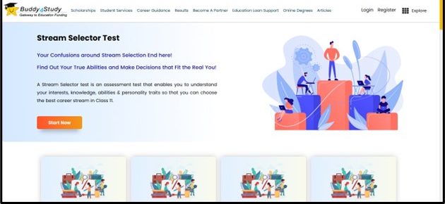 How to Take Buddy4Study’s Stream Selector Test Online