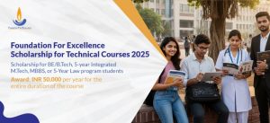 Foundation For Excellence Scholarship for Technical Courses 2025