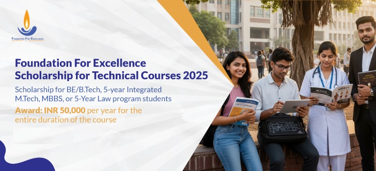 Foundation For Excellence Scholarship for Technical Courses 2025