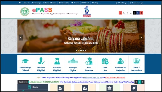 How to Apply for Telangana Post-Matric Scholarship