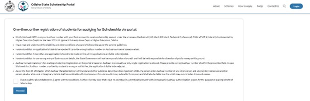 KALIA Scholarship - Proceed