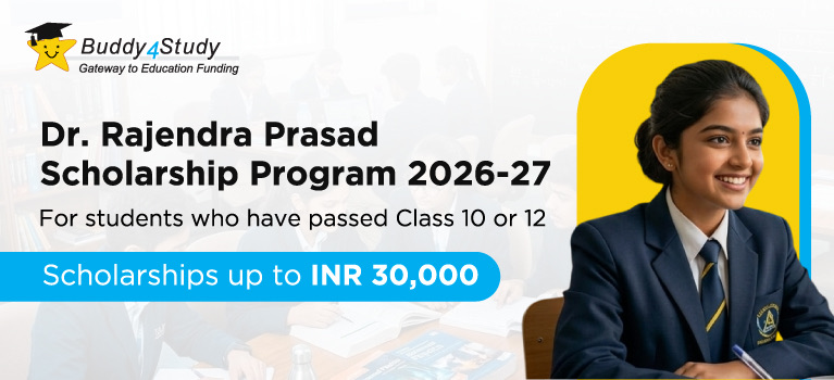 Dr. Rajendra Prasad Scholarship 2026-27
