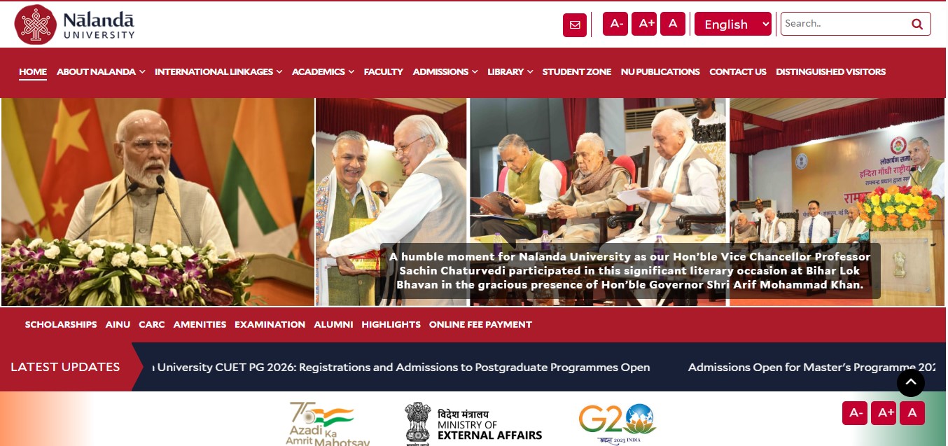 open the admission portal