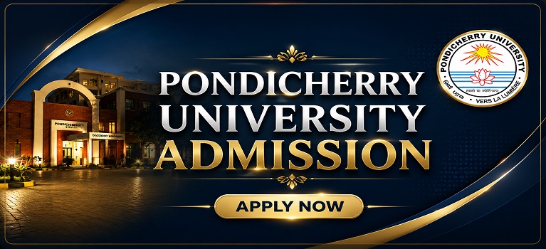 Pondicherry University Admission Banner