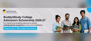 Buddy4Study College Admission Scholarship 2026-27 | Apply