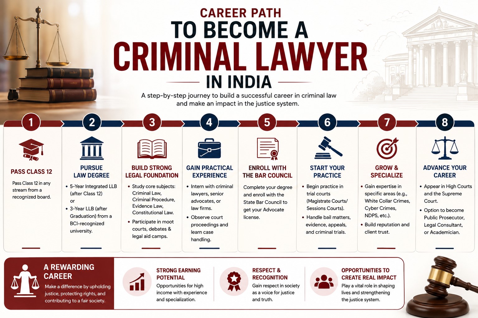 Career Paths After a Criminal Lawyer Course