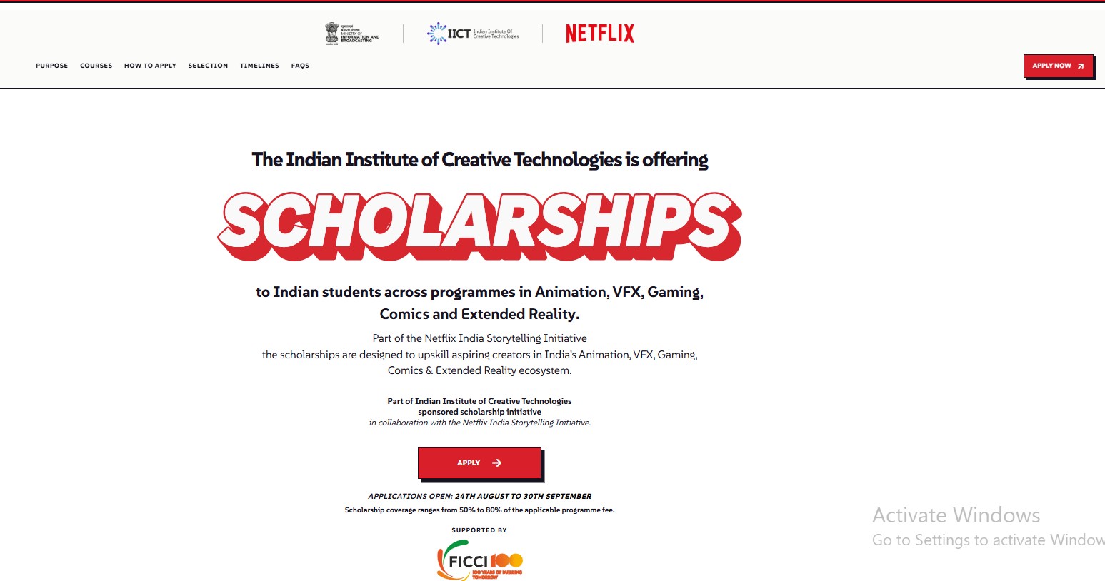 official website at netflixscholars