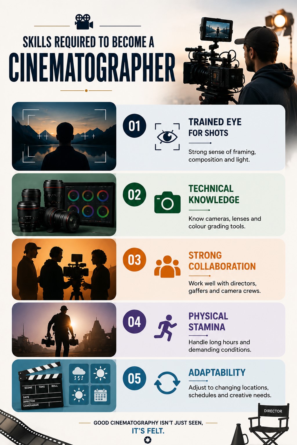Skills Required to Become a Cinematographer