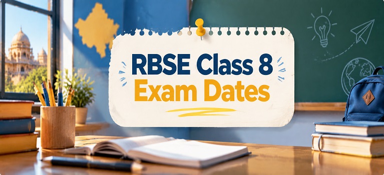 RBSE Class 8 Exam Dates_Banner