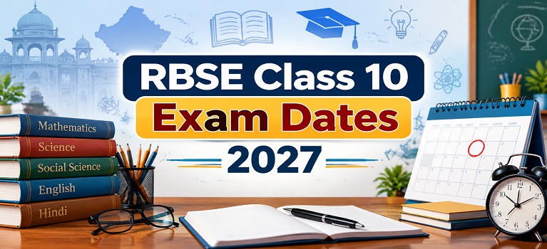 RBSE Class 10 Exam Dates 2027