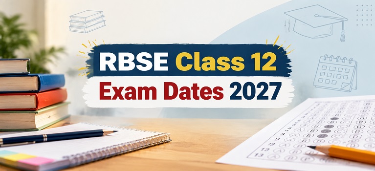 RBSE Class 12 Exam Dates 2027