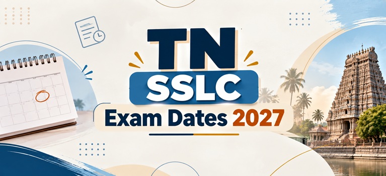 TN SSLC Exam Dates 2027 Banner